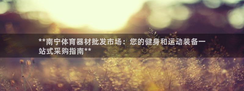 富联娱乐平台开户流程图：**南宁体育器材批发市场：您