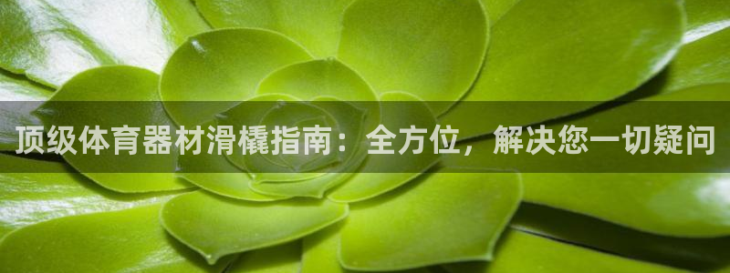 富联集团董事长：顶级体育器材滑橇指南：全方位，解决您