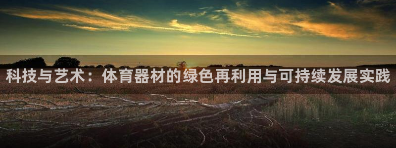 富联平台登录注册流程：科技与艺术：体育器材的绿色再利